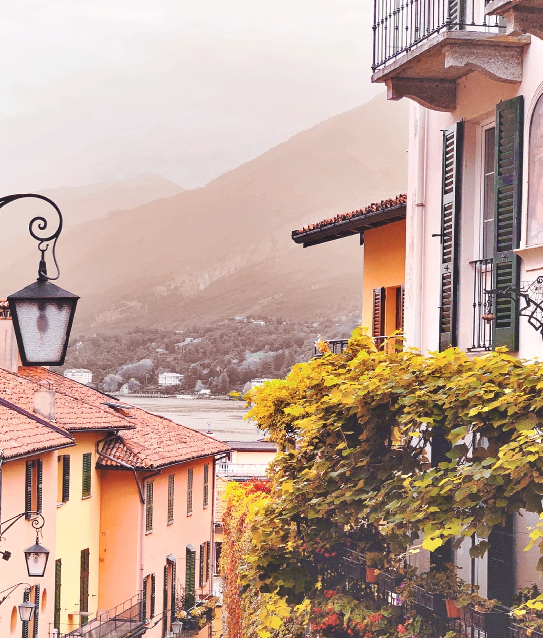 Street view of Lake Como