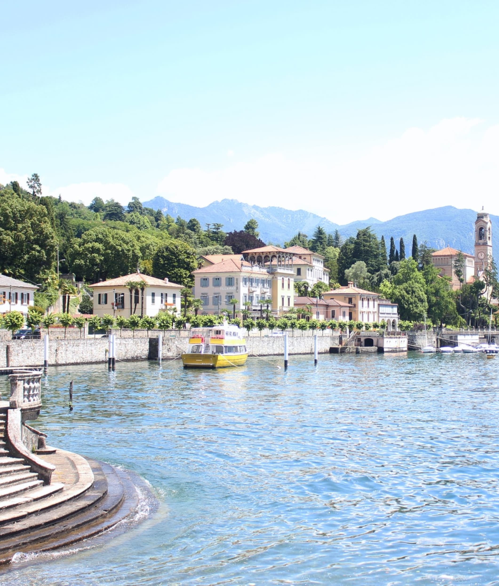 Harbour view of Lake Como