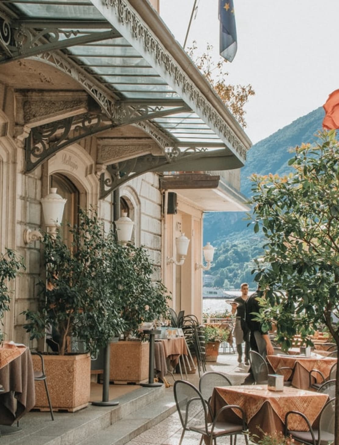 Exterior of buildings in Como