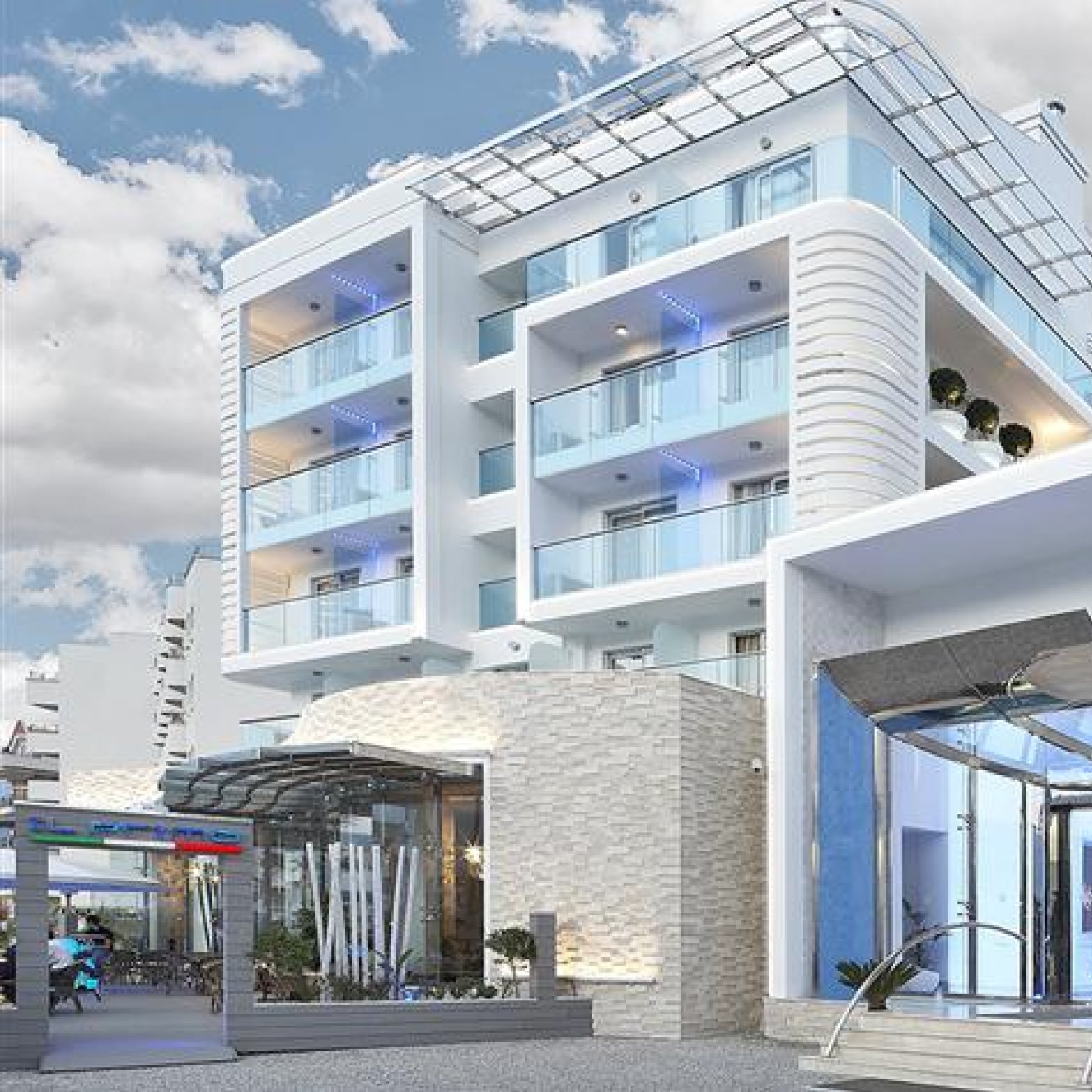 modern hotel in marmaris