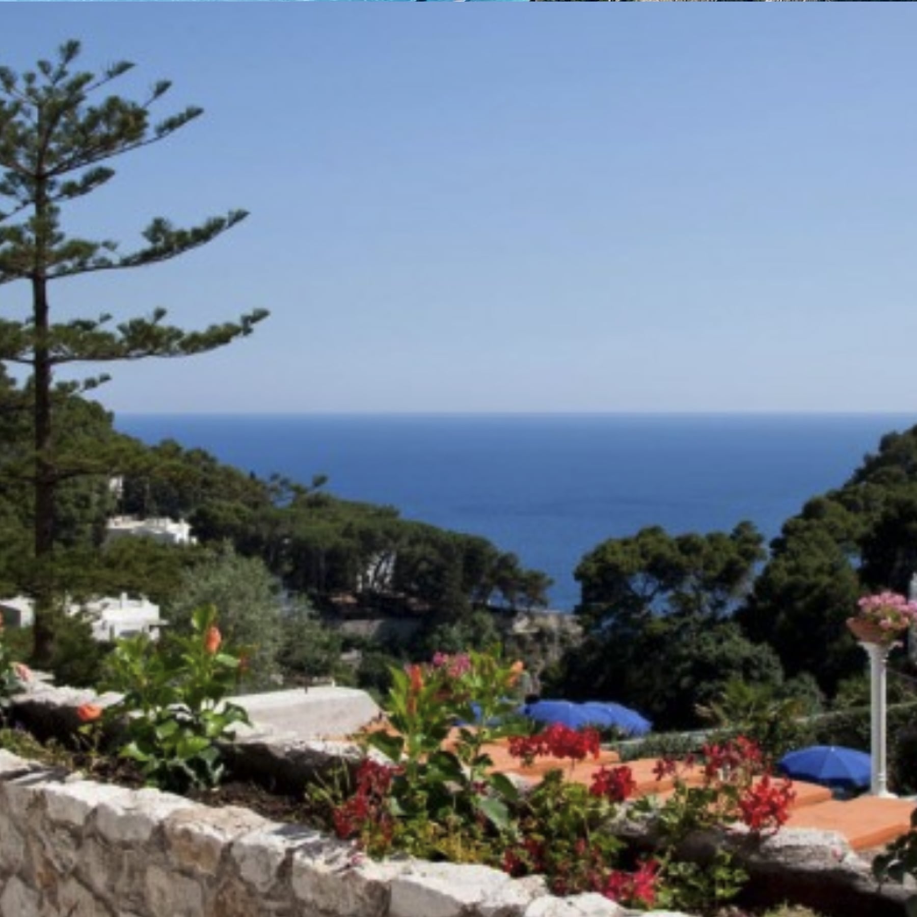 View from Hotel La Floridiana