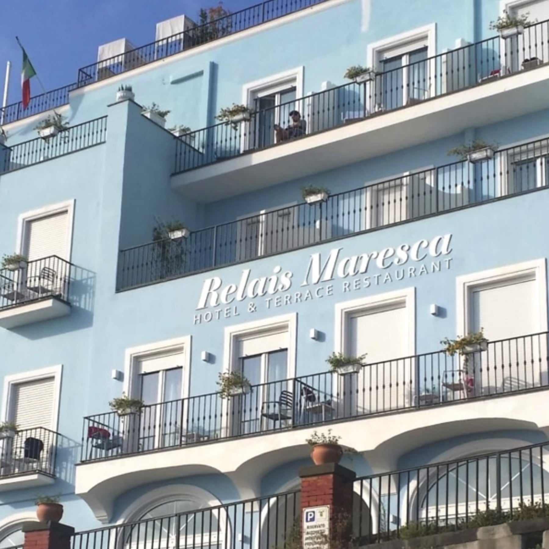 Retro style of Relais Maresca Luxury Small Hotel