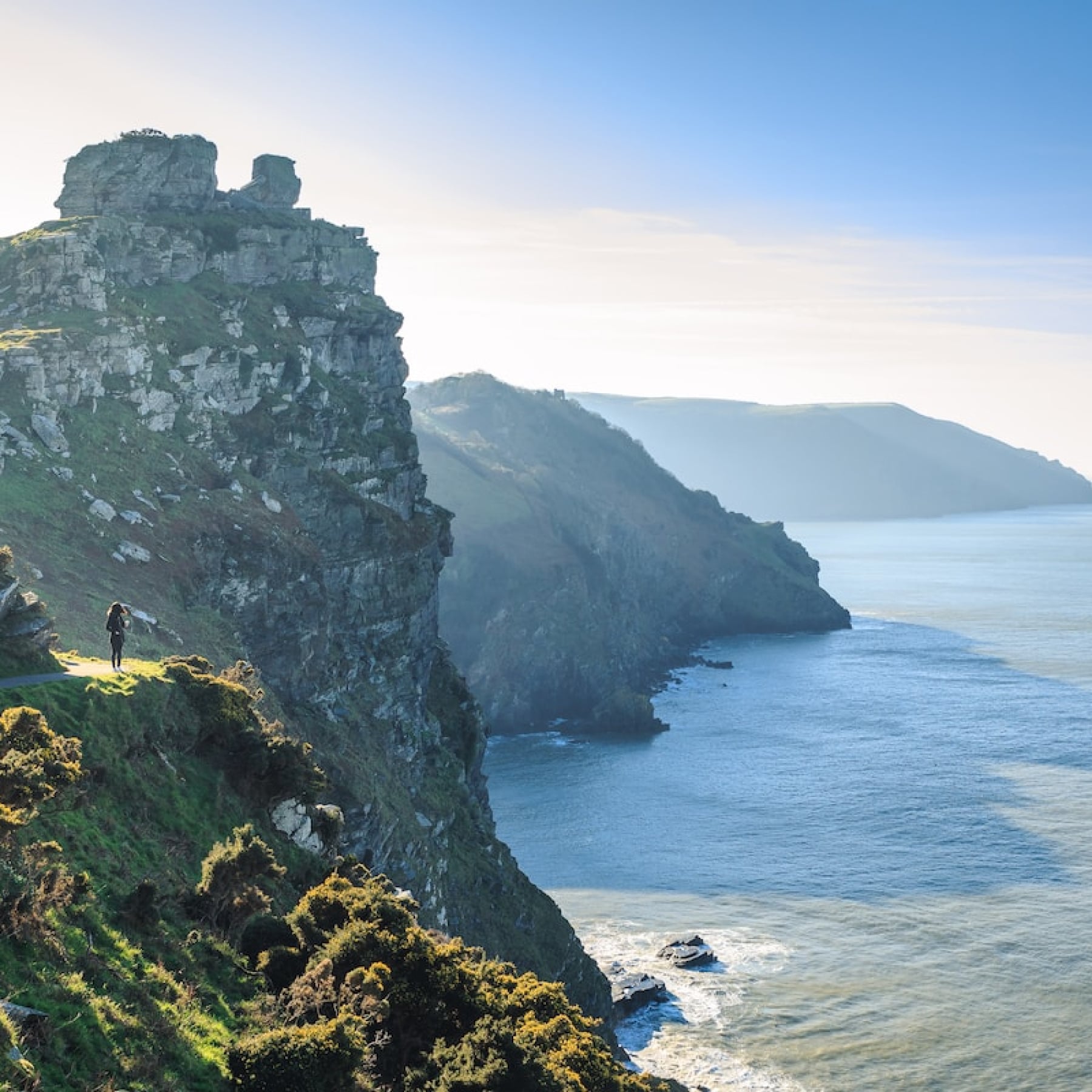 Stunning rock features of Devon coastline