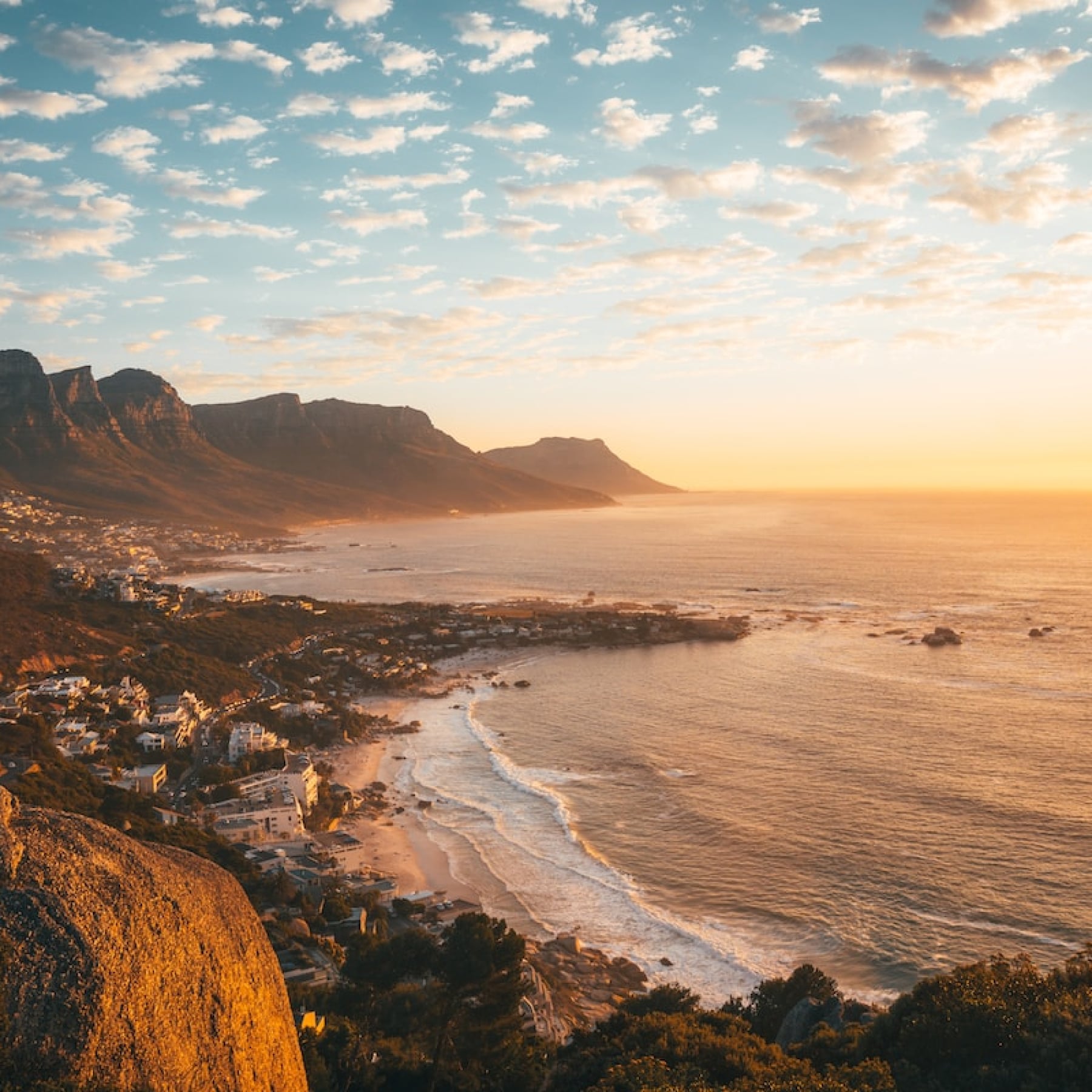 Beautiful coast of Cape Town