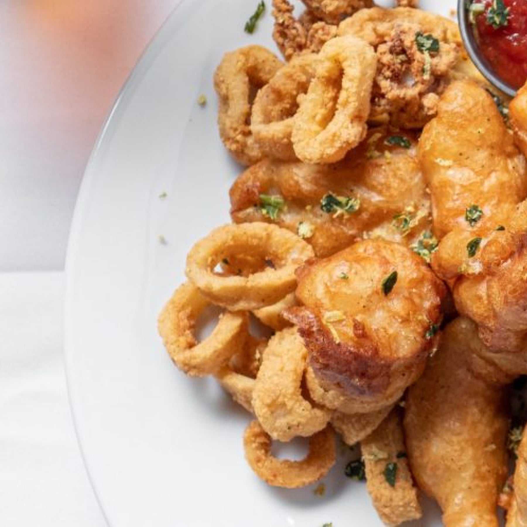 Seafood lunch