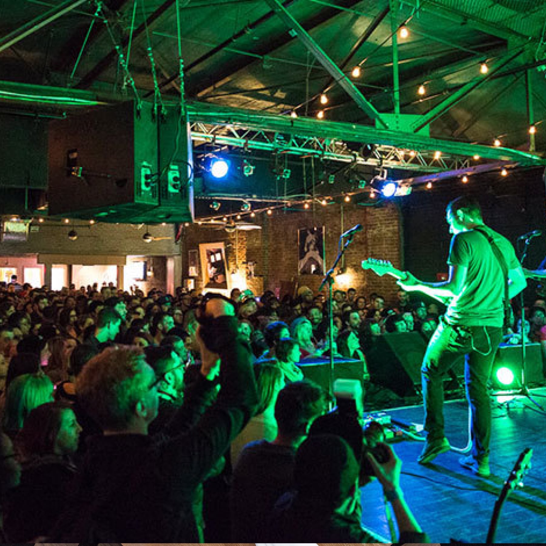A jam-packed Brighton Music Hall