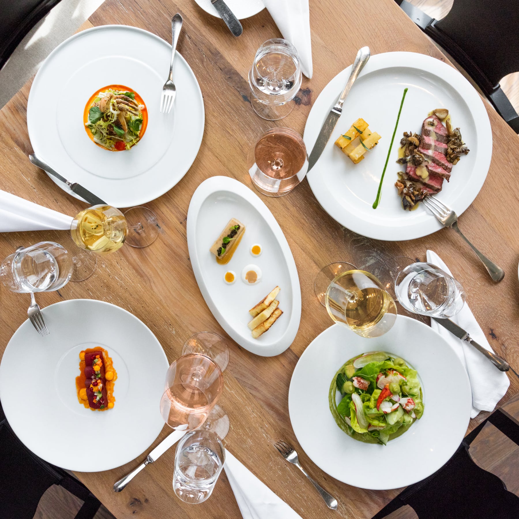 Beautifully composed meals at Menton, Boston