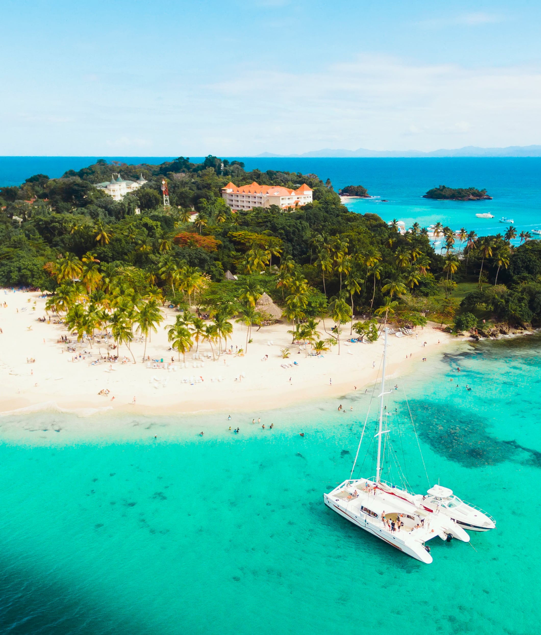 Aerial view of the Dominican Republic