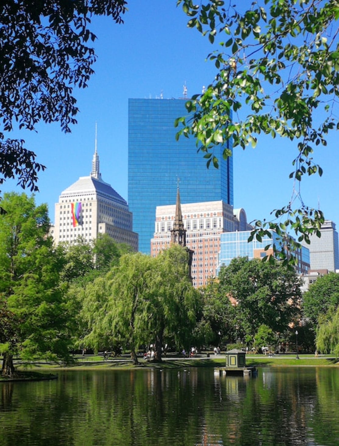 Park views of Boston